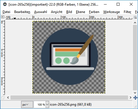 Konvertieren Eines Bildes Zu Einem Icon Mit Gimp Computerhalbwissen