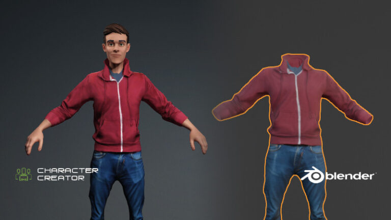 Character Creator 4 – Wie man Kleidung in einer speziellen Pose als OBJ exportiert