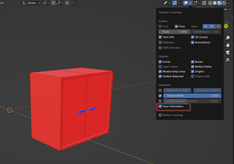 Blender to Unity – Wie man die sichtbaren Flächen eines 3D-Modells umdreht