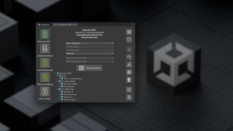 Character Creator to Unity – Auto Setup Plugin