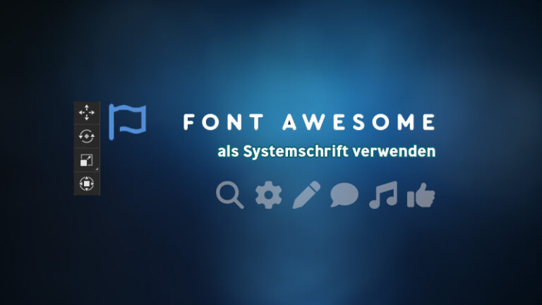 Wie man Font Awesome in Photoshop, Illustrator und anderen Grafiktools verwendet